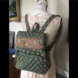 Maggi B Quilted Floral Backpack